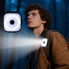 Headlamp Running Light Outdoor Night Run Portable Clip-on Wearable Flashlight