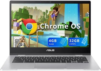 ASUS Chromebook CX1400CNA-WS01 14 in Anti-Glare Intel Celeron N3350 4GB RAM