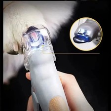 Dog Cat Pet Nail Clippers With LED Light Cutter Claw Grinder Scissor Toe Trimmer