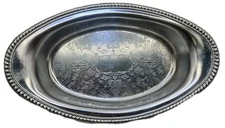 Small Silver Colored Platter [109]