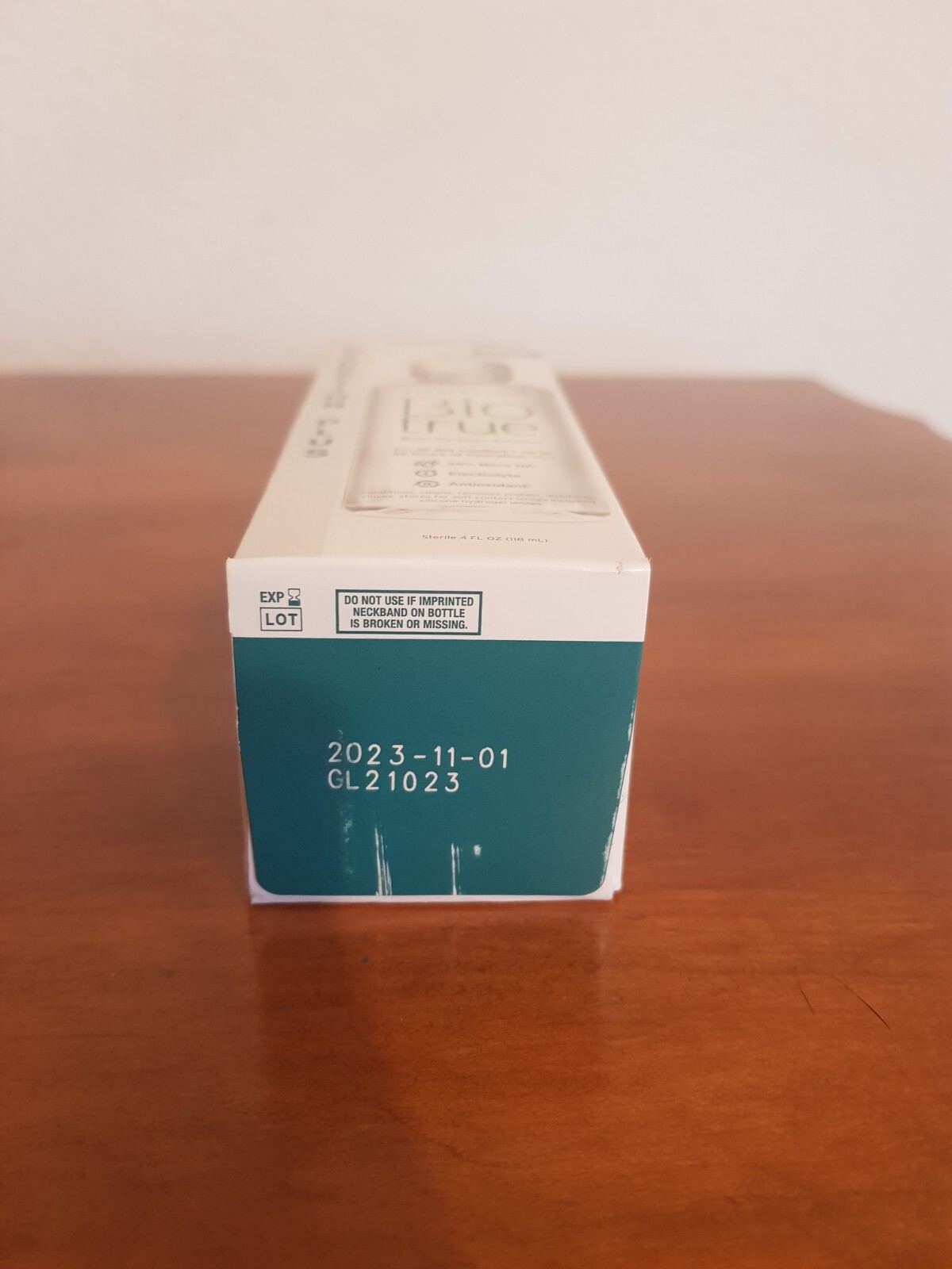 BioTrue Multi-Purpose Hydration Plus Contact Lens Solution 4oz EXP 23/11/01