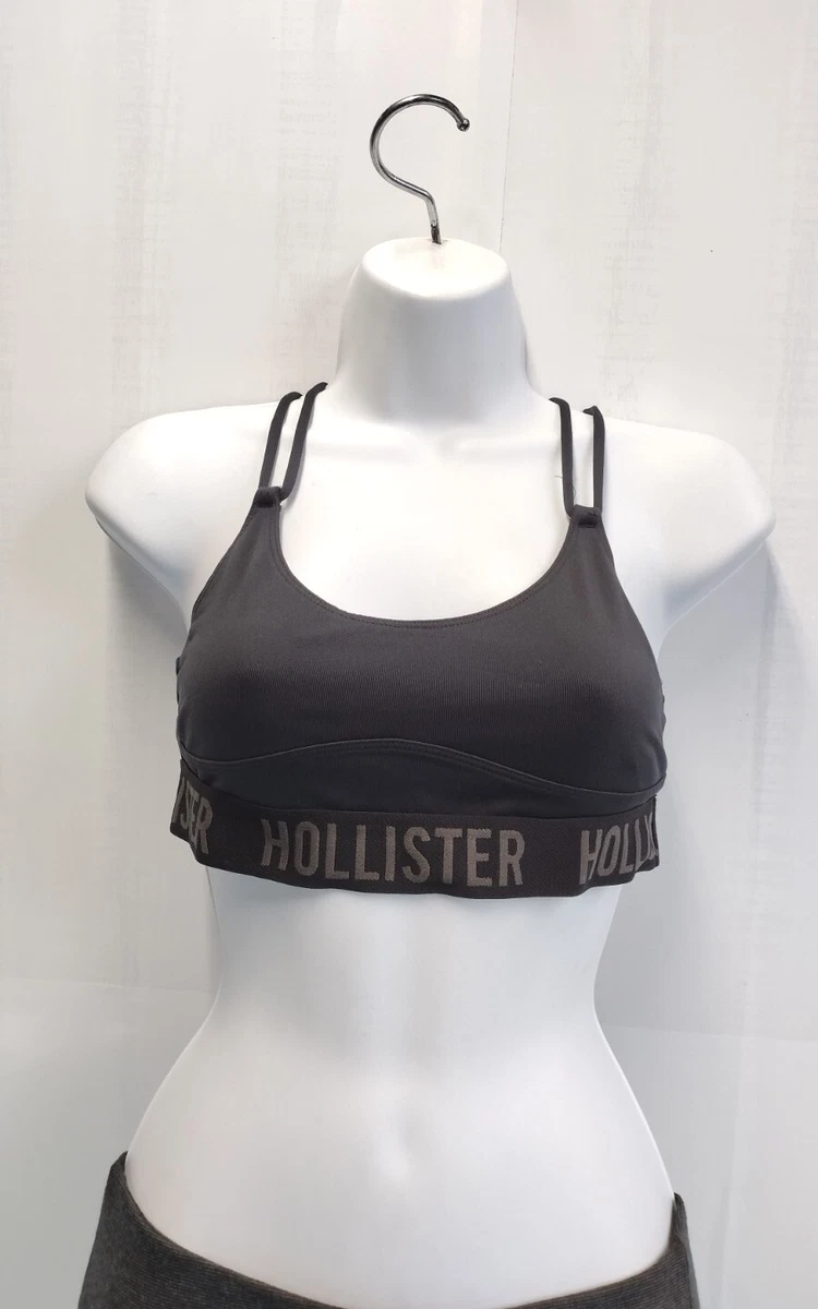 Hollister Strappy Sports Bra Black Size S No Padding eBay