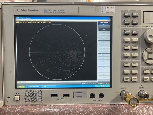 Agilent E5071C, 4-Port Network Analyzer, 8.5GHz, 019,480,UNQ, MY46110661 # - Picture 12 of 18