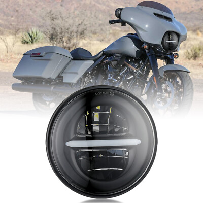 5.75'' 5 3/4 zoll Motorrad LED Scheinwerfer Projektor DRL für Harley Street Glide