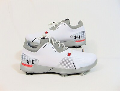 Under Armour Jordan Spieth 4 Jr White & Grey Golf Shoes Sz 7Y NEW 3022768 100