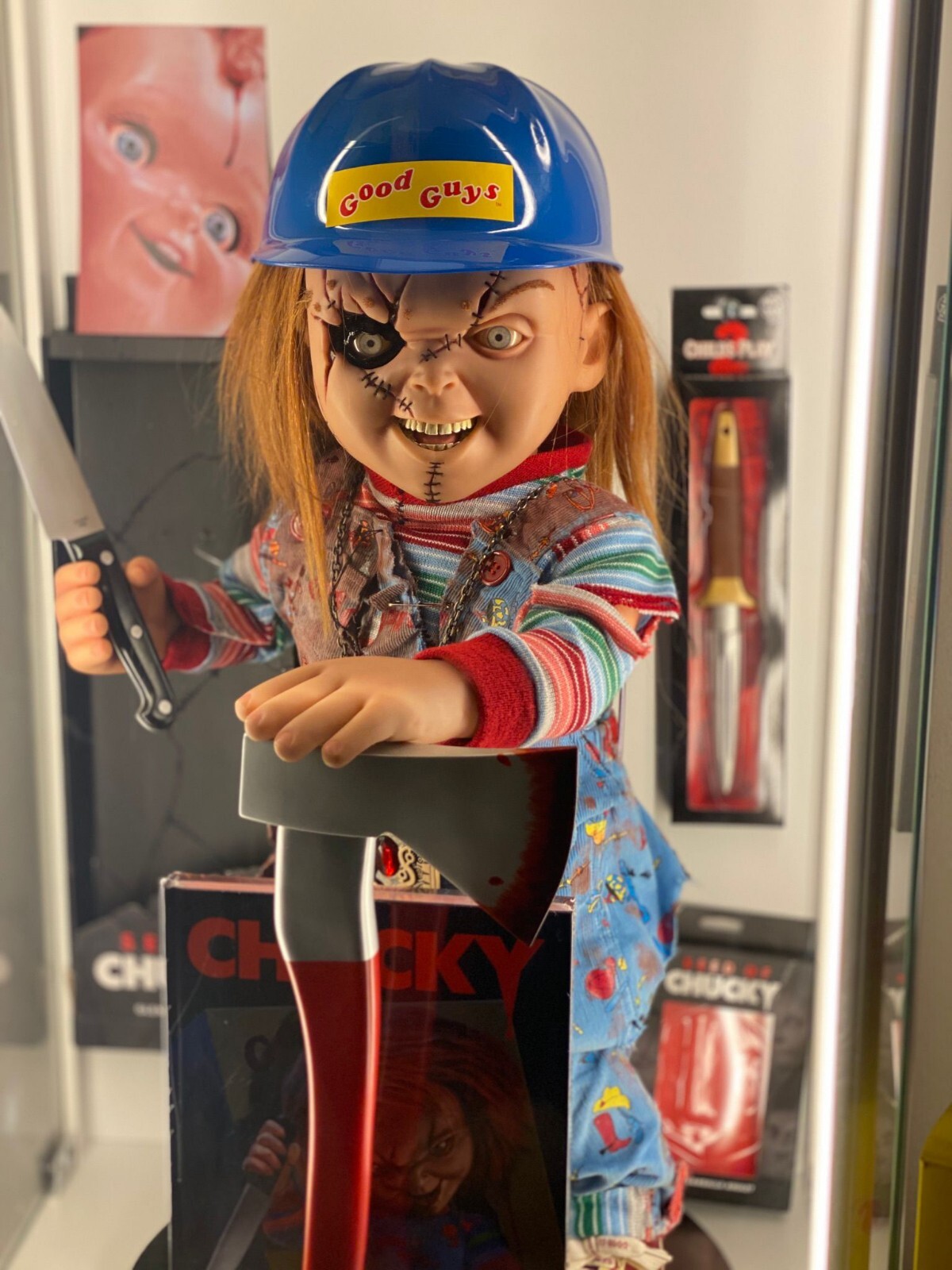 Sideshow Chucky Lifesize mit Zubehör