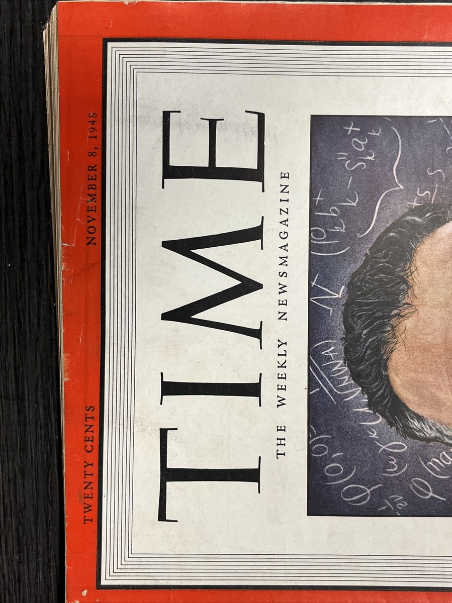 Time Magazine - November 8, 1948 - Physicist Oppenheimer | eBay