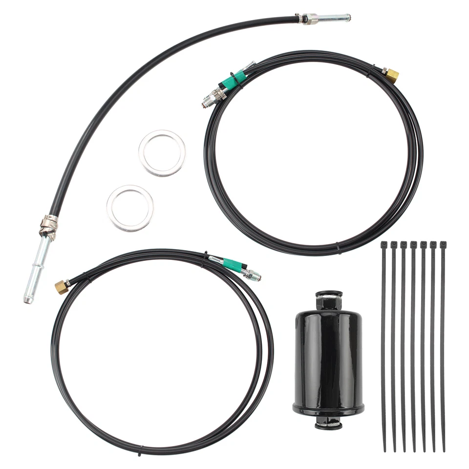 Kit de filtro de líneas de combustible de tanque a motor de nailon para Chevy GMC K1500 K2500 1988-1997 Foto 4 de 4