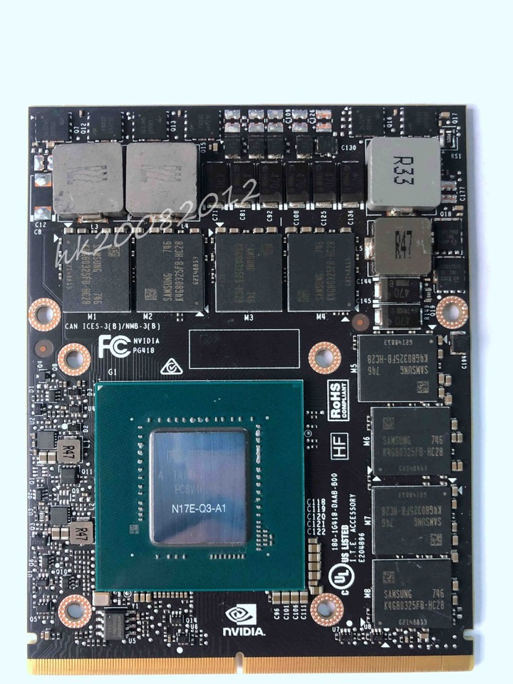 Carte graphique NVIDIA RTX A3000 6GB GDDR6 0699D2 Dell Precision 7760