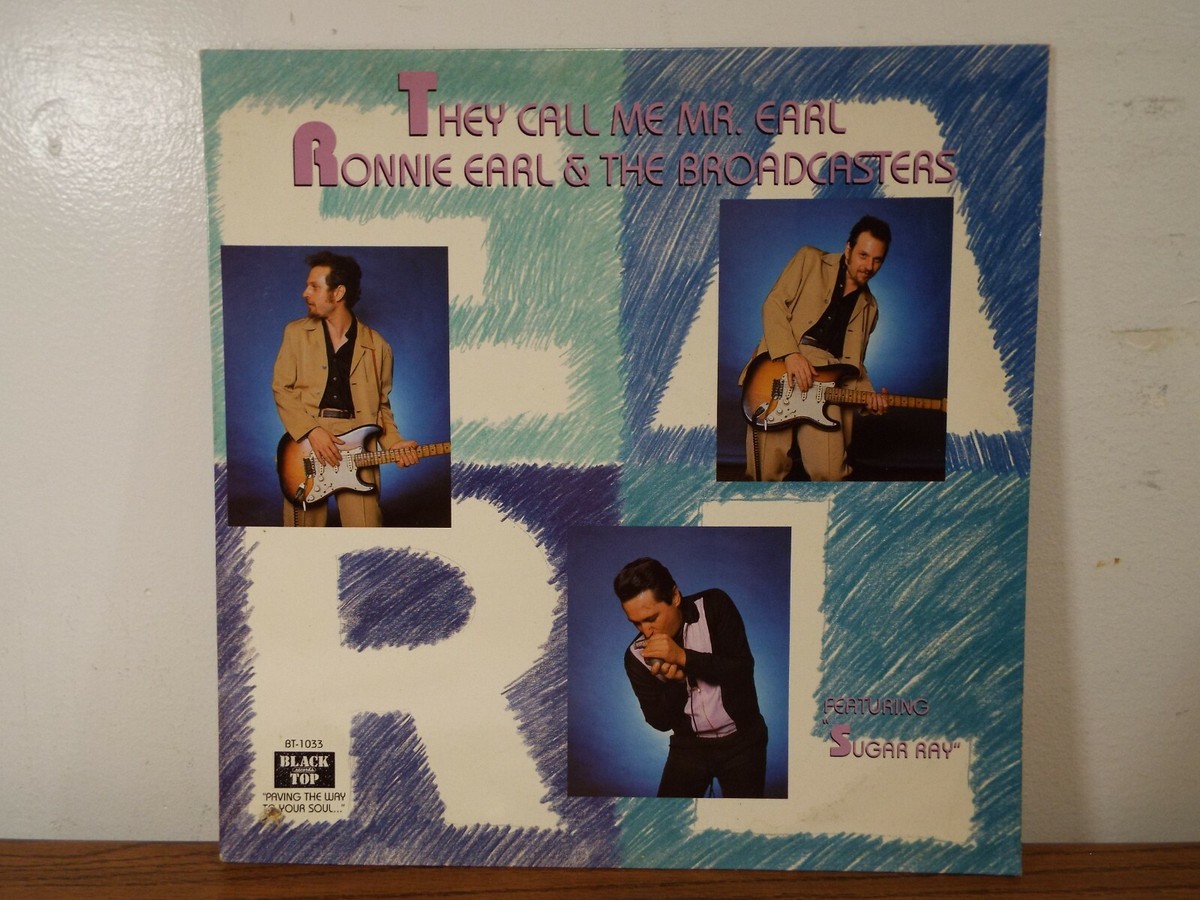 RONNIE EARL & THE BROADCASTERS THEY CALL ME MR.EARL 1985 LP VINYL