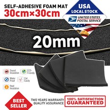 4 X 1 SQFT Adhesive Neoprene Rubber Sheet Sponge Foam Pad for Craft 20mm US SHIP