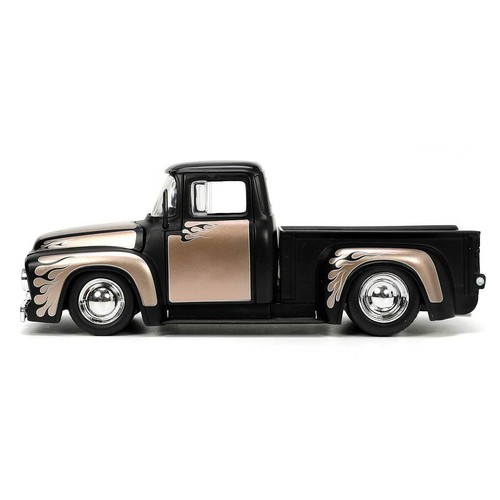 Jada Just Trucks Series: 1956 Ford F100 Pickup w/ Extra Wheels & Rack 1/24 Scale - Picture 8 of 8
