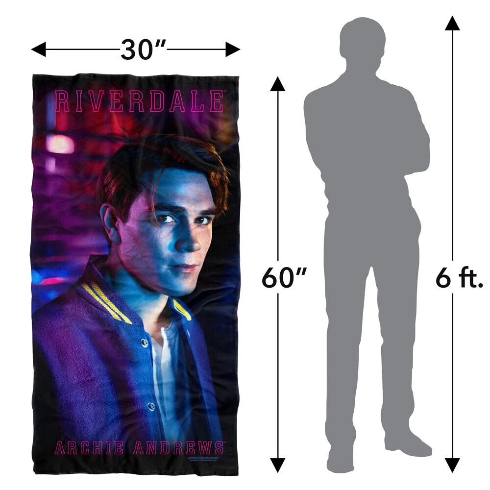Riverdale Archie Andrews Officially Licensed Beach Towel 30"x60"