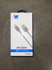 Just Wireless USB-C to USB 6ft Cable Model 05012 New Free Shipping