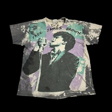 Vintage Mosquito Head T Shirt James Brown Size Large R&B Soul Funk Authentic