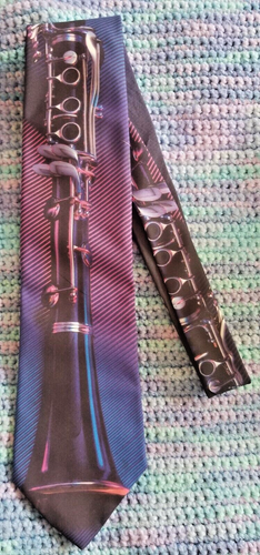 Corbata para el cuello de clarinete Ralph Marlin banda de música de colección HECHA EN EE. UU. - Imagen 3 de 9