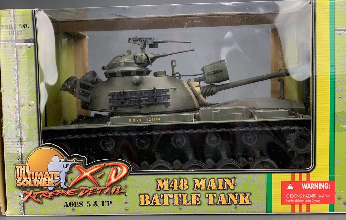 The Ultimate Soldier M48 Main Battle Tank 1:18 Vietnam D0651