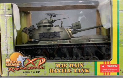 21st CENTURY TOYS 1/18 M48 MAIN バトルタンク The Ultimate Soldier M48 Main Battle Tank 1:18 Vietnam Boxed w/Fig