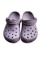 Lilac Juniors Size 1 Crocs, Slight Damage