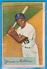 1954 Bowman - Jim Gilliam #74 - Brooklyn Dodgers