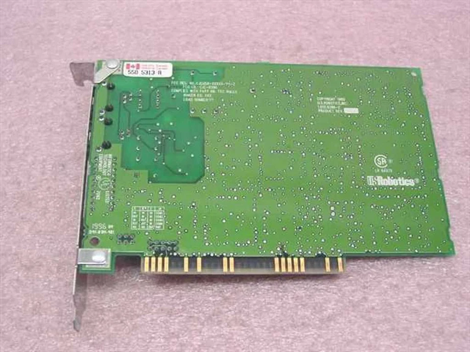 US Robotics 001223-02 Courier V.34 Analog Modem Card Board Foto 4 de 4