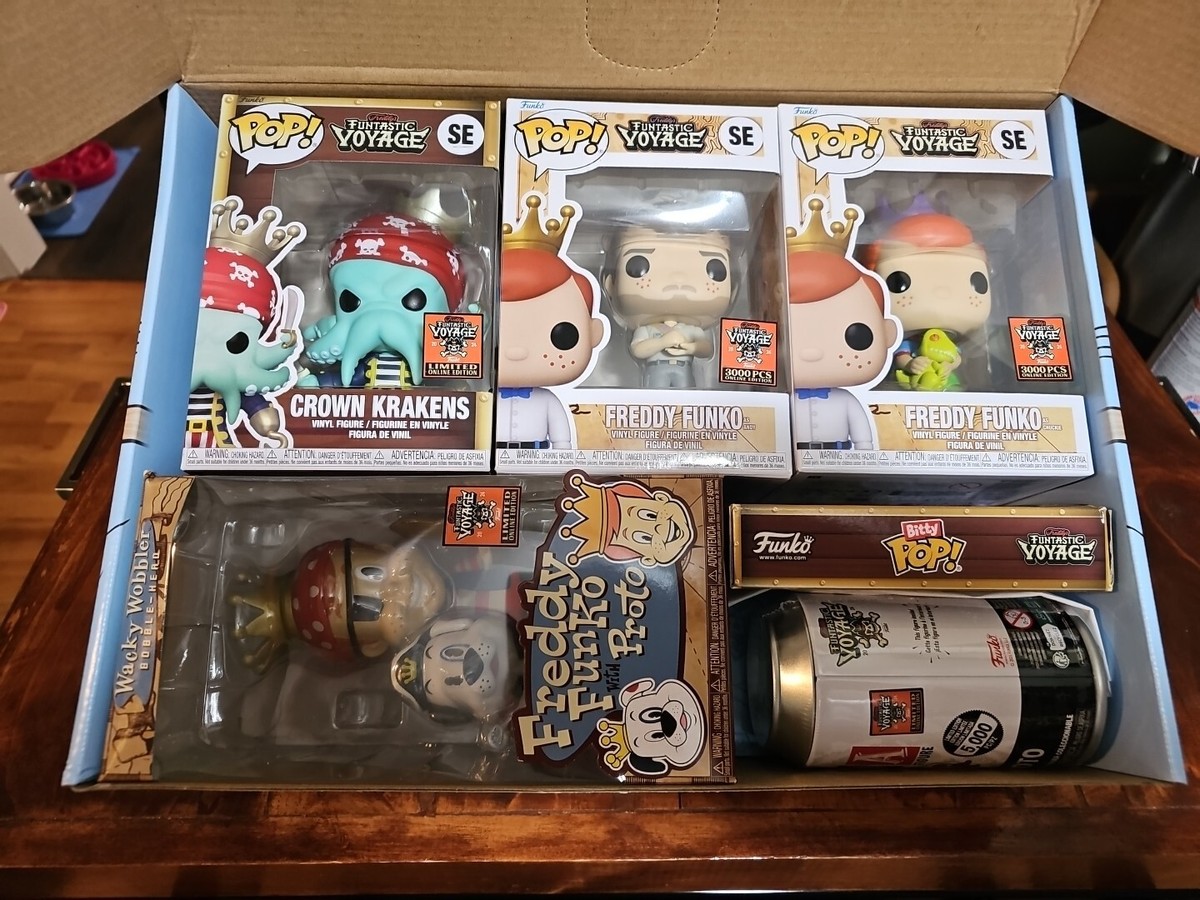 ✺*a様 Funko Box Of Fun What Misery Awaits Funko Box Of Fun 2024 Fundays Freddy's Funtastic Voyage Pop