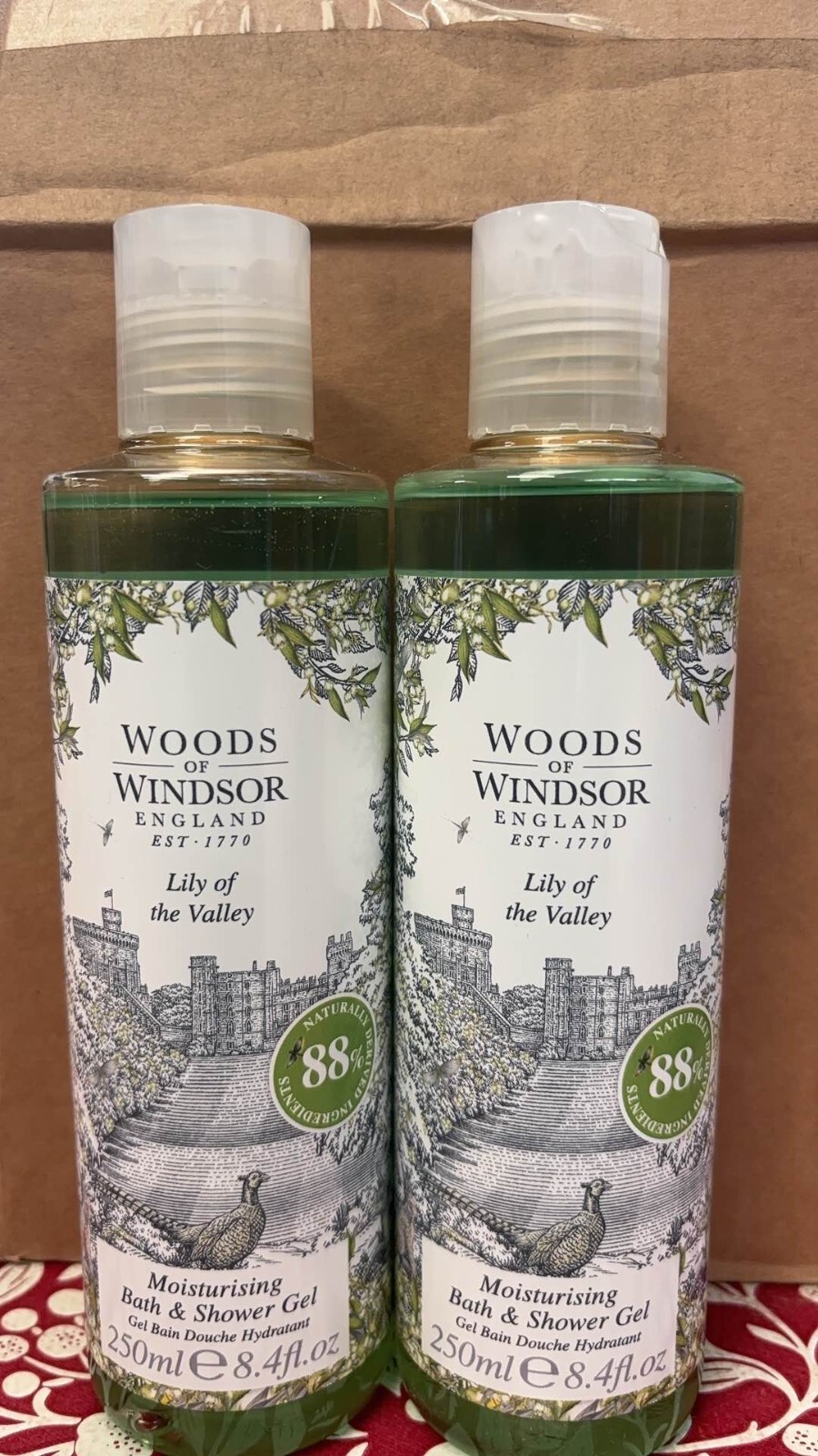 Woods Of Windsor Lily Of The Valley Moisturising Bath & Shower Gel 250ml (2PACK)