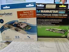 Parallel Serial Combo Card PCI and Dual Serial Card PCI-Express