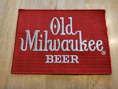 Vintage Old Milwaukee Beer Back Patch Beers Breweriana Wisconsin