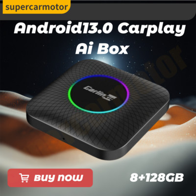 8+128G-Android13.0 Multimedia Player Wireless Apple Carplay Ai Box Android Auto