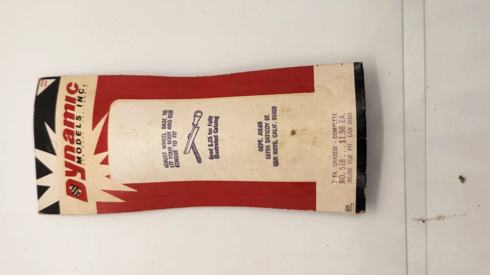 Chasis Coche Ranura Dinámica 1/24 Nº Pit 518. Can 6001 en línea años 60 revell russkit Foto 3 de 4