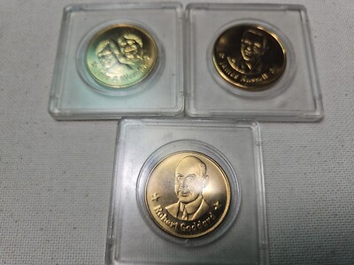 LOT OF 3 - FREE SHIPPING - Doing The Right Thing Coins W/ Jobs & Wozniak Coin.