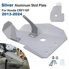 For 2013-2024 Honda CRF110F Aluminum Skid Plate Engine Guard Protector
