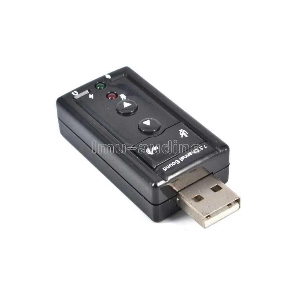 Mini USB 2.0 7.1 Channel Audio Sound Card Sound Adapter For PC Laptop - Bild 3 von 4