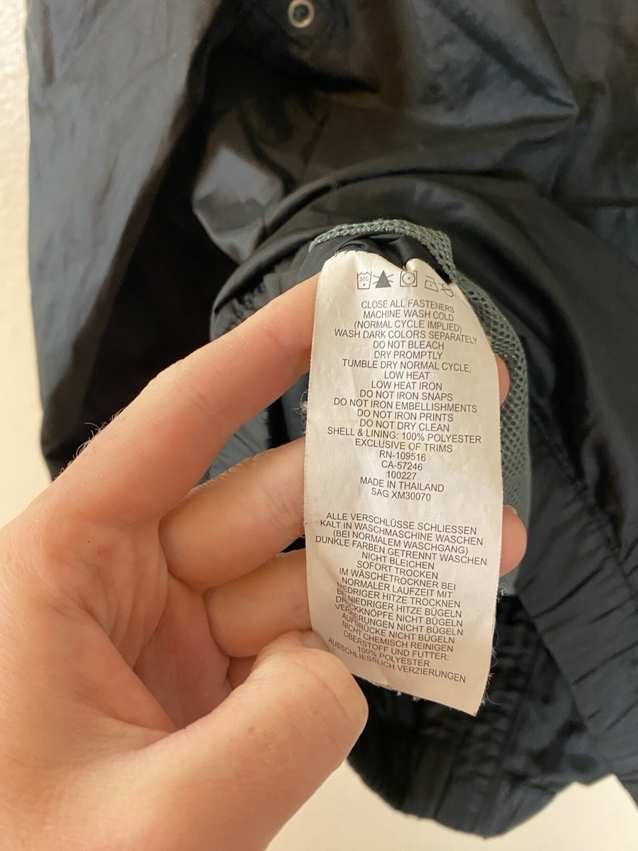 Victorinox M Black Windbreaker Jacket Bomber Full Zip Victorinox M Black Windbreaker Jacket Bomber Full Zip