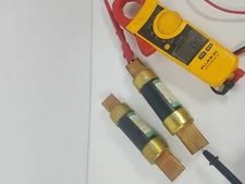 Econ Economy 200 Amp 250V Fuse ECN 200 Dual Element Time Delay Lot of 2 TESTED