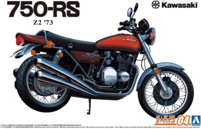 アオシマ　Kawasaki 750-RS (Z2) 1/12 AOSHIMA 04 1/12 KAWASAKI Z2 750RS 1973 Plastic Model Kit Japan | eBay