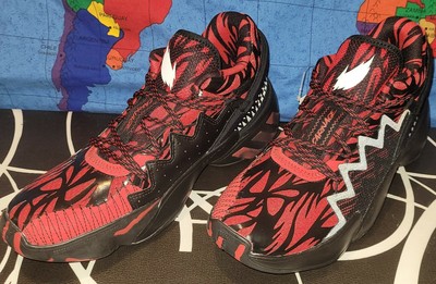 Adidas D.O.N. Issue 2 J Marvel Venom Carnage Basketball Shoes Menâs 7 Womens 8.5 | eBay