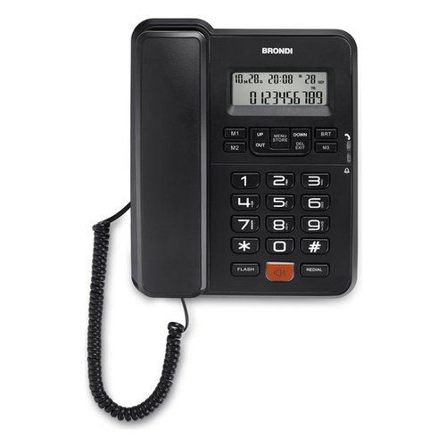 Telefono fisso Brondi Office Desk Black