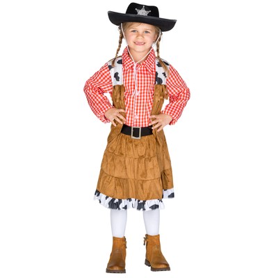 Costume da Ragazza Cowgirl Texas Far West Bambina Carnevale Halloween  Vestito nu | eBay