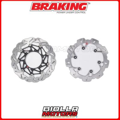 SATZ BREMSSCHEIBEN BRAKING YAMAHA WR 250 1999 - VORNE + HINTEN [WAVE FLOT