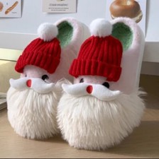 Cute soft christmas slippers
