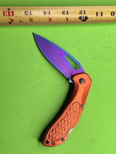 Boy Scout of America Folding Pocket Knife Rainbow Official Be Prepared BSA #742 - Picture 3 of 5