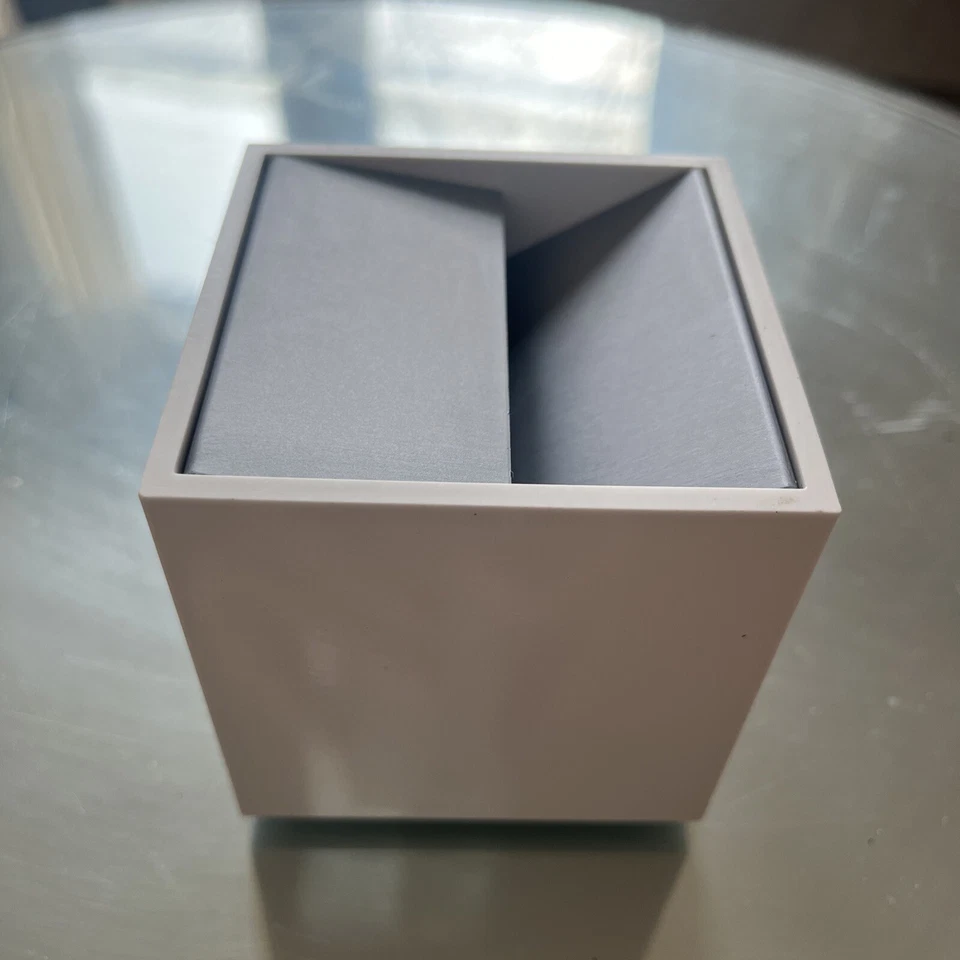 Cenicero original 1957 Bruno Munari “Cubo” blanco diseño danés Milano Foto 3 de 4