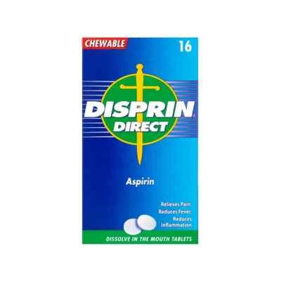 DISPIRIN Disprin Direct 16 Chewable Tablets