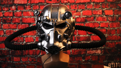 Xcoser Fallout 76 T-60 Power Armor Helmet Cosplay Prop Resin