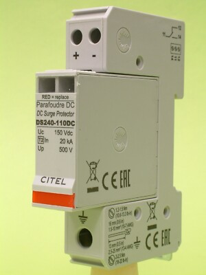 DC Überspannungsschutz - CITEL DS240S-110DC - Typ 2 - Steca Solarix PLI5000-48