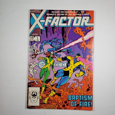 Marvel Comics X-Factor #1 VF Key Issue 1st Team Appear X-Factor Original X-Men