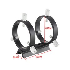 Guiding Scope Ring Kit for Telescope Tube Diameter 40/50/60mm Astrophotography