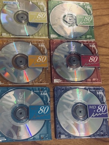 Lot De 3 Minidiscs Axia Japan - 74 Min - Scellés - Différents Et Rares